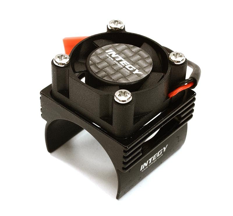 Integy RC Brushless Drive Unit Heatsink+Cooling Fan 17,000rpm for 1/16 E-Revo VXL & Slash VXL