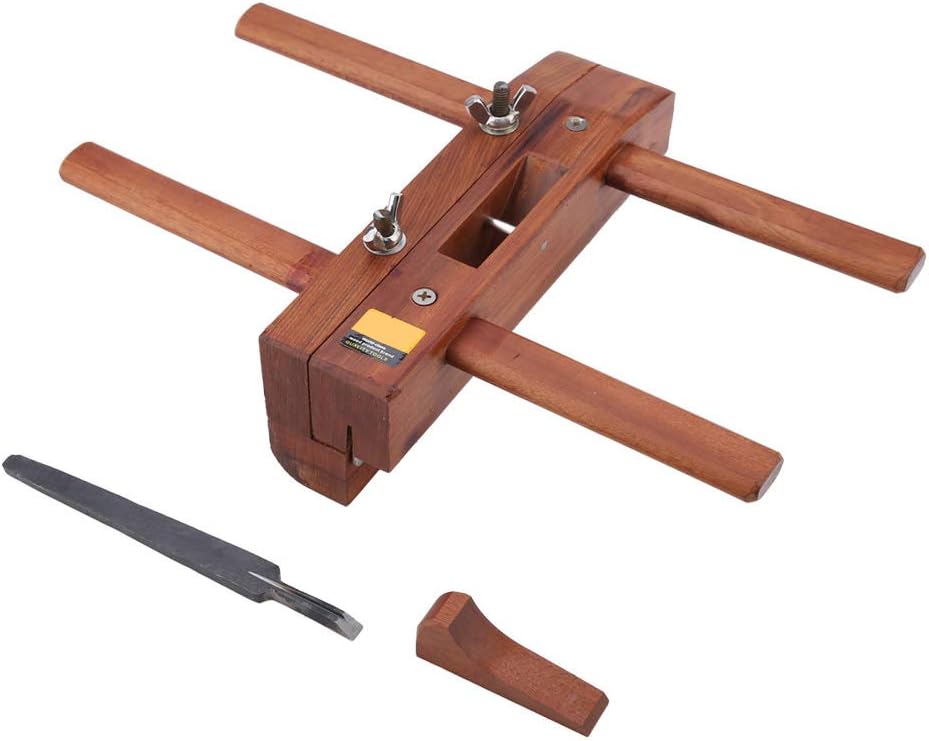 Mini Hand Planer for Woodworking, Rosewood Planer Hand Tool Wooden Leather Planer Flat Sole Skiver Wood Trimming Plane for Woodworking Small Leather Craft Safety Skife Knives