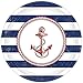 Produktbild amscan Anchors Aweigh Partyteller, 26,7 cm, 8 Stück