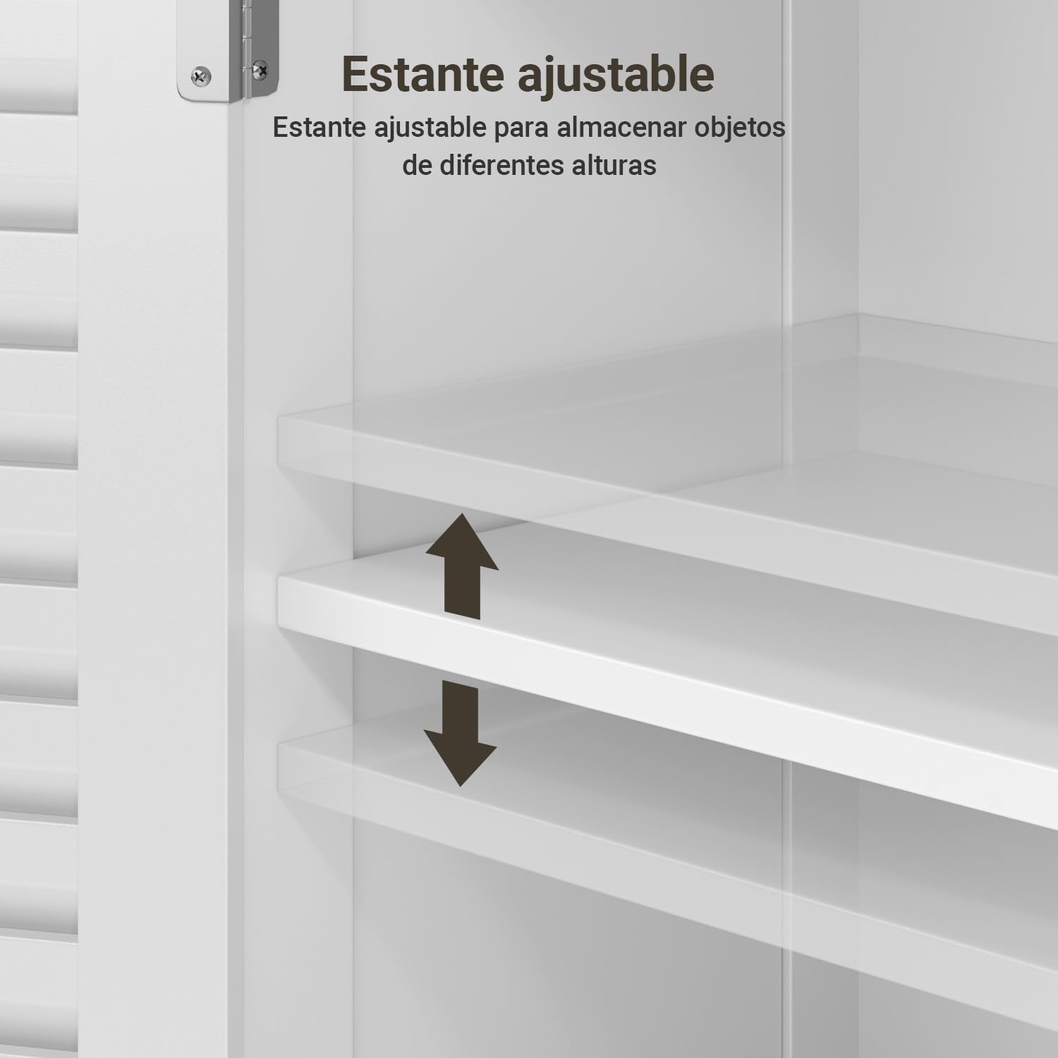 Xbro Armario para Inodoro y Lavadora, Mueble Alto con Puertas y Estantes Abiertos, Ahorra Espacio, 65 x 22 x 163,5 cm,Blanco