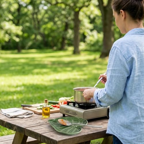 1 Pcs Spoon Rest Kitchen, Spoon Rest Ceramic, Kitchen Utensil Holder for Cooking Organization, Teaspoon Rest for Stove Top Protection, Durable Ceramic Spoon Rest Accessory - Image 6