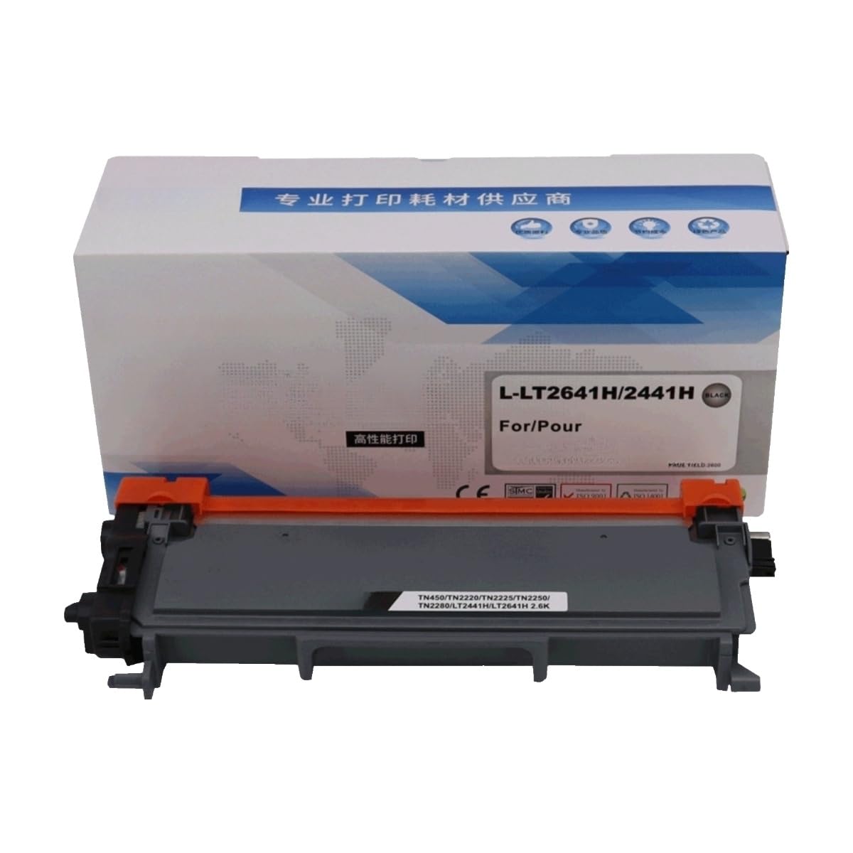 Cartouche toner TN2275 résistant pour éviter les bavures d'impression