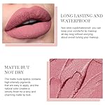 BINGBRUSH Crayon Matte Longwear Lipstick Pack Set,Moisture Smooth Color Stick Ultimate Lip Crayon for Makeup Collection - Waterproof Velvet Lipgloss (07#, 1 Count (Pack of 1)) - Image 3