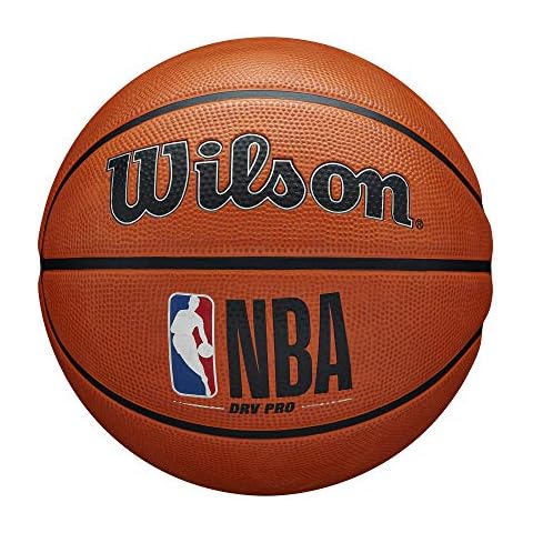 Wilson Basketball NBA DRV PRO, Outdoor, Tackskin Gummi, Größe: 7, Braun Cover