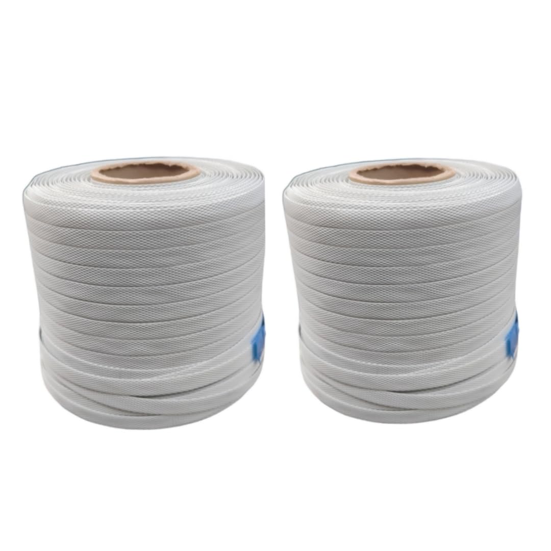 PP Strap Roll for Secure Box Packaging, Shipping and Storage 12mm, 2.5 kgs White Strapping Roll Useful for Manual and Semi Automatic Packaging. (Pack of 2) (B0CLPJ6TZV) Amazon Price History, Amazon Price Tracker