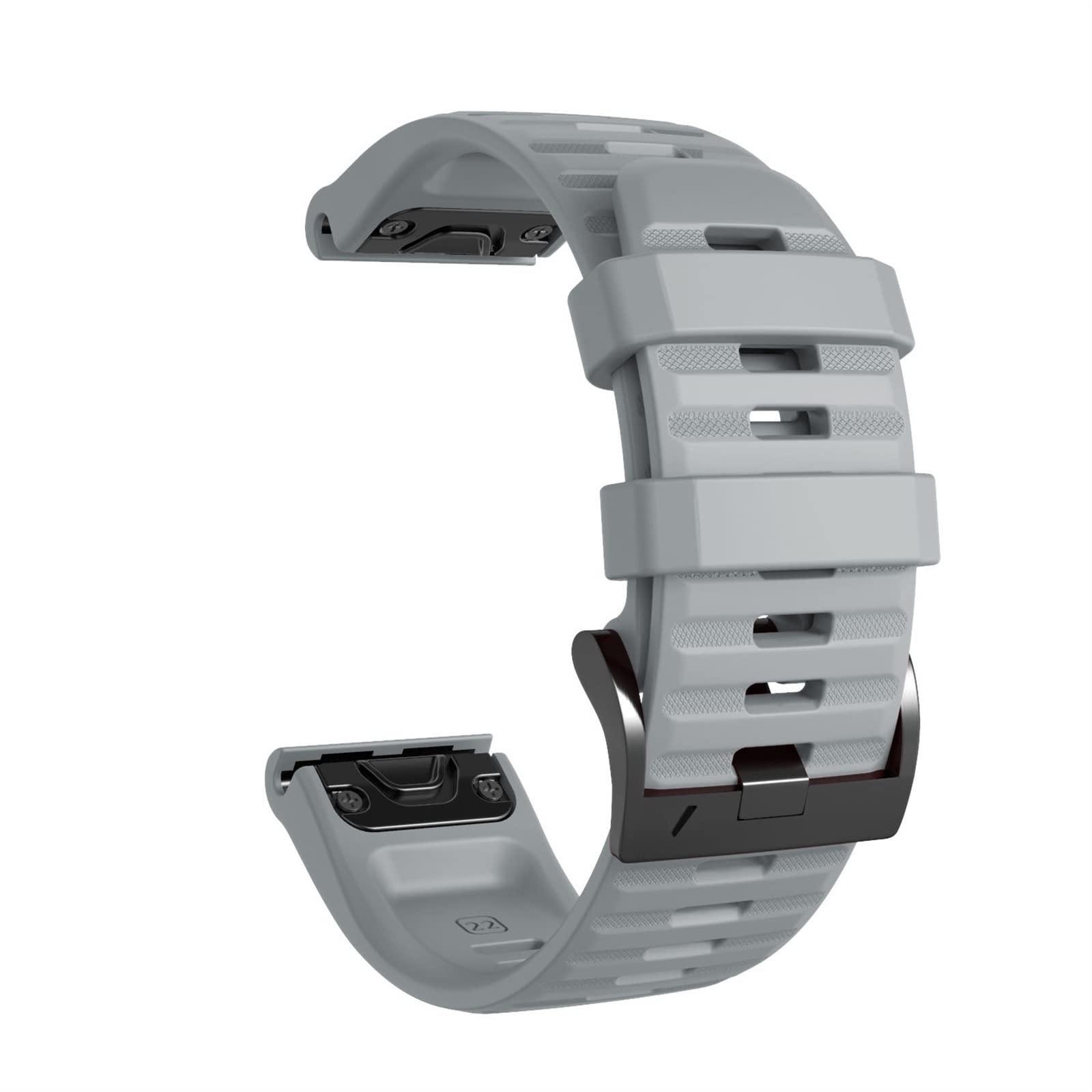 CZKE For Garmin Fenix 6S 5S Watchband 20mm Bracelet For Fenix 6s Pro 5s Plus Rose gold buckle Silicone Quick Replacement Wrist Straps (Color : E, Size : 26mm)