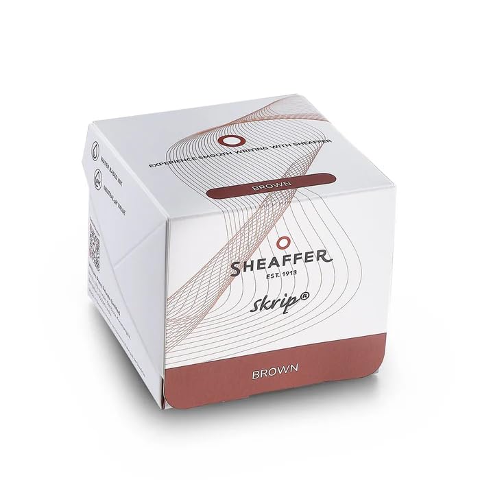 Encre en bouteille Sheaffer Skrip marron classique stylo plume calligraphie