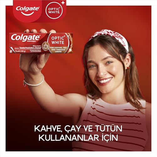 COLGATE Optic White Kahve ve Çay Kullanıcıları İçin Beyazlatıcı Diş Macunu 75 ml