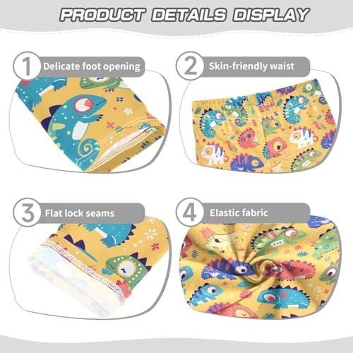 Chameleon Cute Cartoon Kids Colorful Girls Active Leggings Casual Full Length Pants Sports3