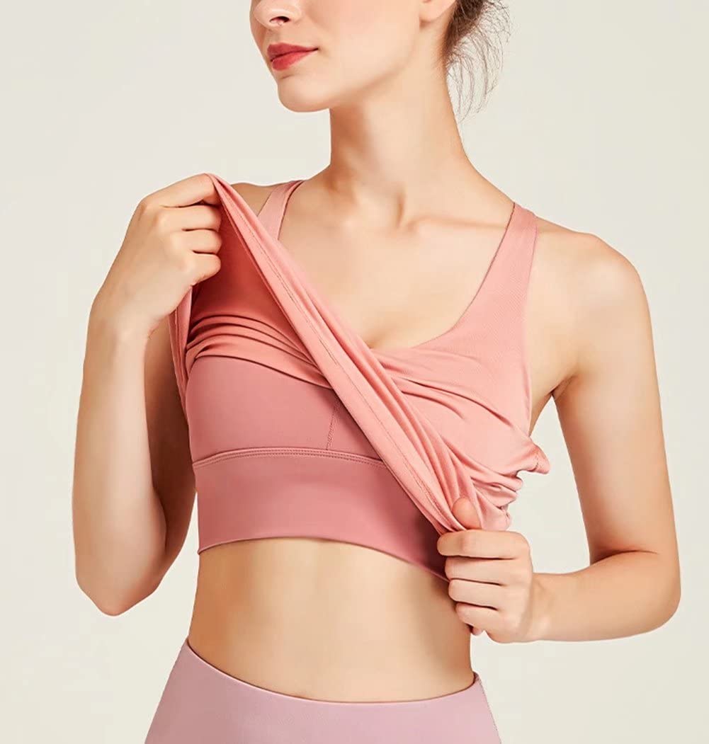 Damen-Trainings-Tanktops mit integriertem BH, ärmellosen Shirts, offener Rücken, Activewear, Weste, Fitnessstudio, Fitness, Yoga-Tops