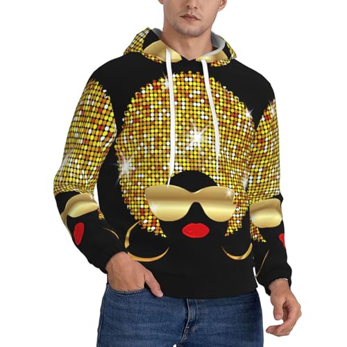 Sweat à capuche homme africain confortable pour éliminer le froid après le sport