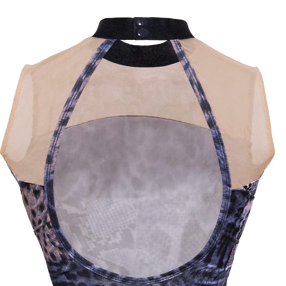 ROYAL SMEELA body per danza classica body balletto body danza classica donne Leotards Danza Ginnastica Body Leotard danza classica adulto body Leopardo body ginnastica pattinaggio artistico donna