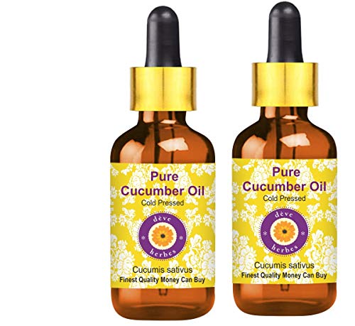 Huile de Concombre Cucumis sativus pure naturelle pressée à froid soin visage cheveux 100ml