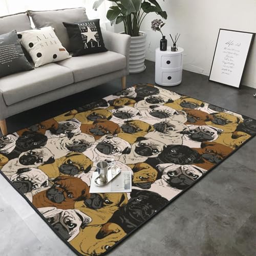 Tapis lavable antidérapant pour chambre d'enfant douce