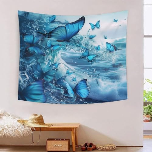 Tapisserie art mural papillons pour transformer le salon ou la chambre