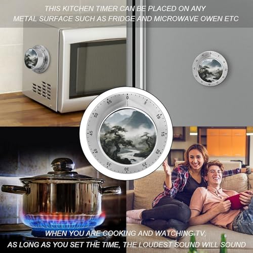 Reloj de cocina magnético de escritorio, ideal para repostería, estudio y tareas diarias 5
