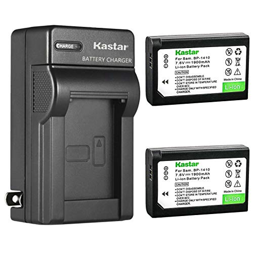 Kastar 2-pack battery and ac wall charger replacement for samsung…