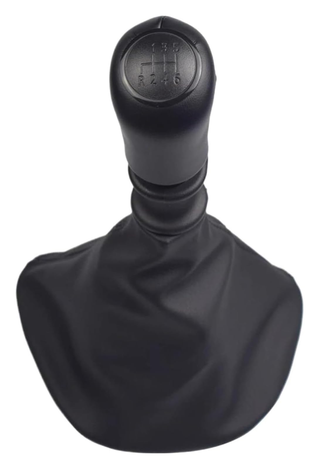GXSAI Car Gear Lever for Benz W639 for Vito 2003-2010 Car Gear Shift Knob 6 Speed Stick Lever Shifter Leather Gaitor Boot Cover(Set)