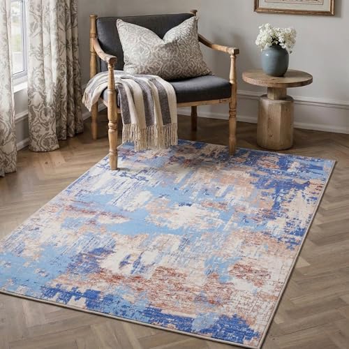Image of Dream Weaverz Anti Slip Rectangular Carpet for Living Room & Hall | Silk | Flat Woven Soft Washable Floor Mat for Home, Bedroom Floor & Kitchen | Durable Anti Skid Rug for Daily Use (3 X 5) feet