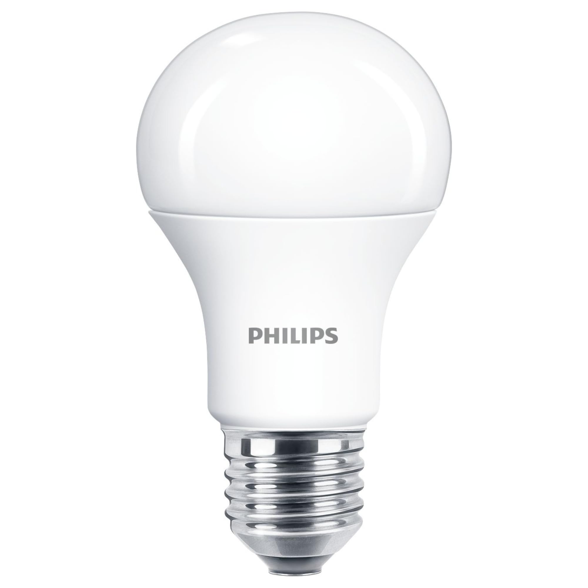 Philips CorePro LED GLS A60 Light Bulb 10W (75W Incandescent Equivalent) E27 Edison Screw, Cool White 4000K, Frosted Finish, Energy Efficient Long-Life LED Lamp for Home & Commercial Use