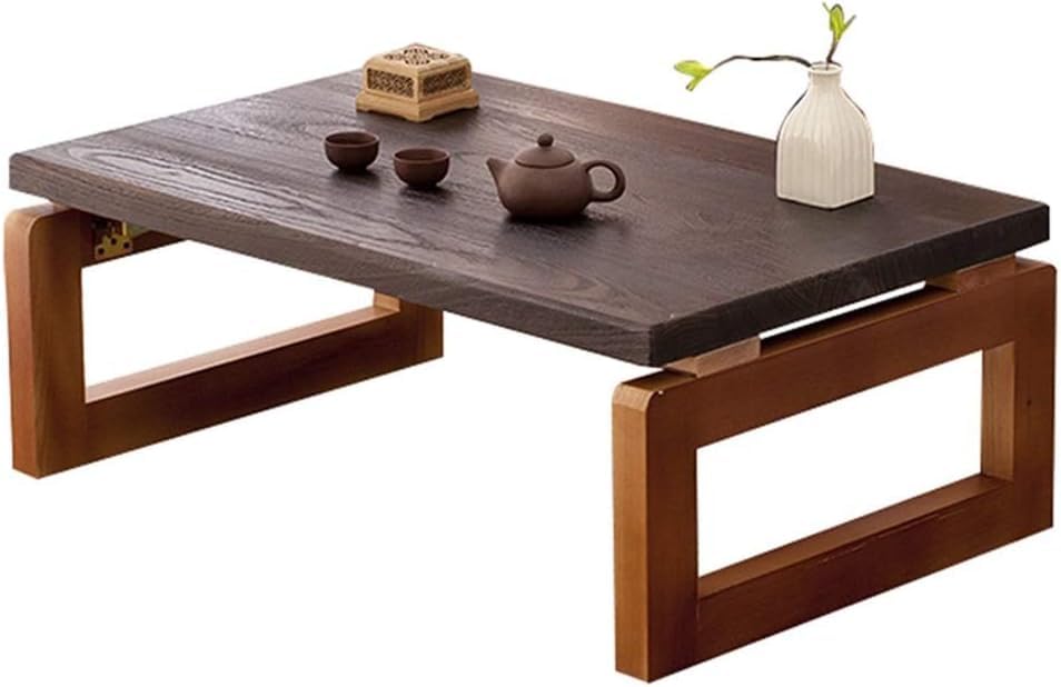 Table basse pliante en bois gain de place pour petits salons et studios