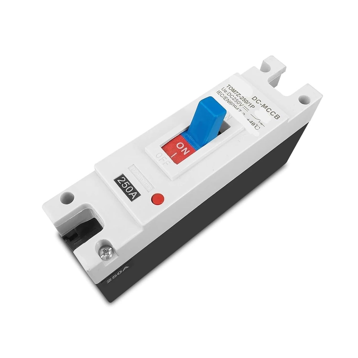 1P DC 250V Solar Molded Case Circuit Breaker Overload Protection Switch Protector for Solar Photovoltaic PV 1Pcs(200A)