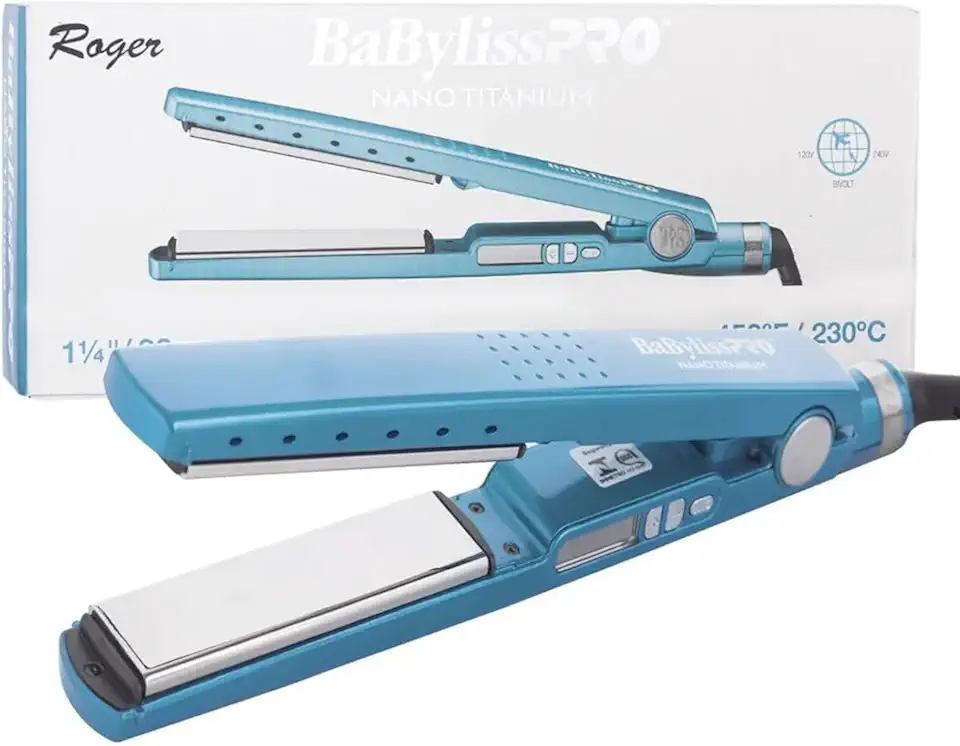 Prancha Chapinha Babyliss Pro Nano Titanium 1 1/4 - By Roger