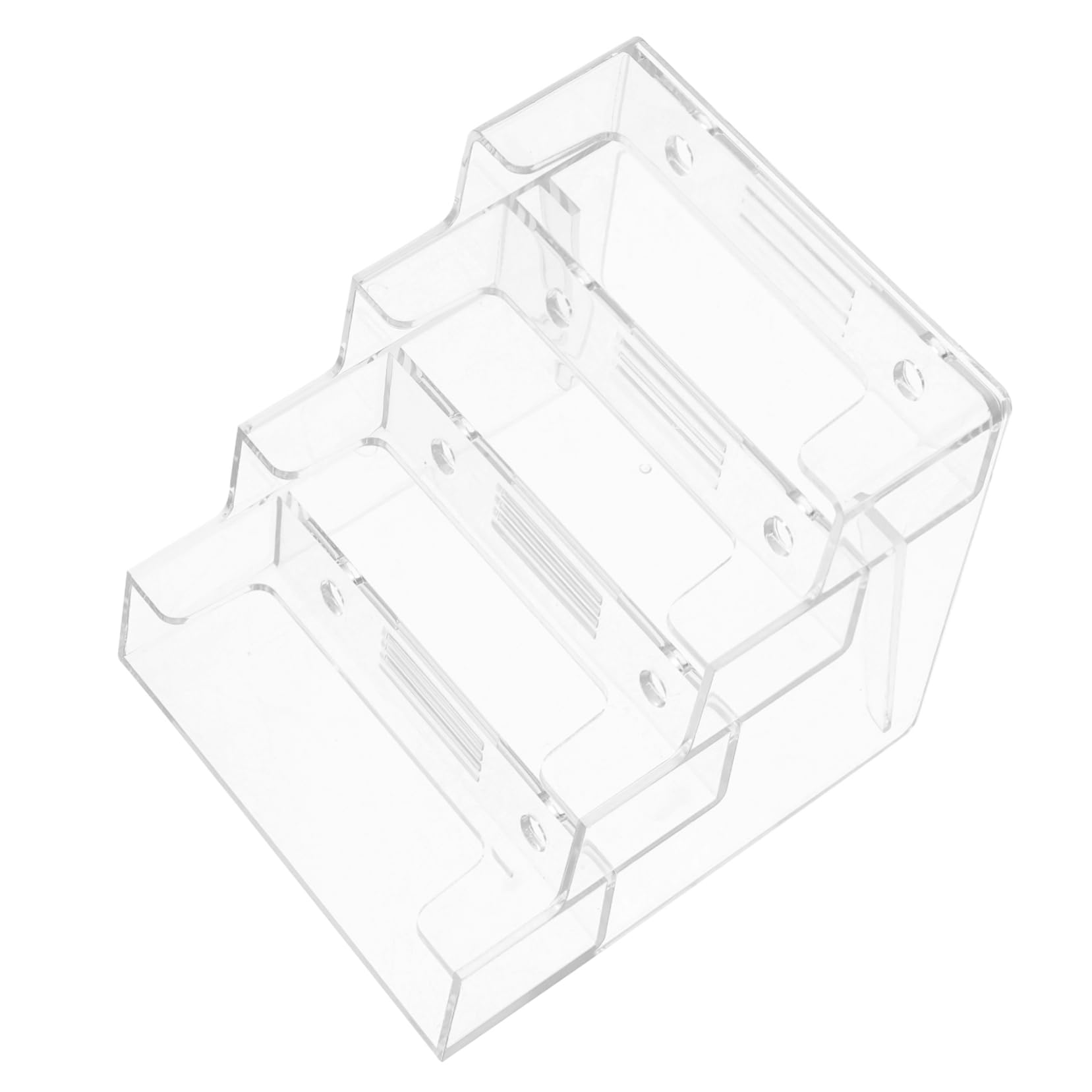 VILLCASE 5-teiliges Karten-organizer-set Visitenkartenhalter Visitenkarten-box Für Den Schreibtisch Kartenständer Büro-schreibtisch-zubehör Einfach Zu Bedienen
