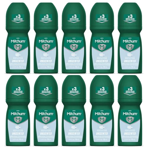 Mitchum Invisible Anti-Perspirant & Deodorant Roll-On, Unscented 3.4 oz miniatura 1