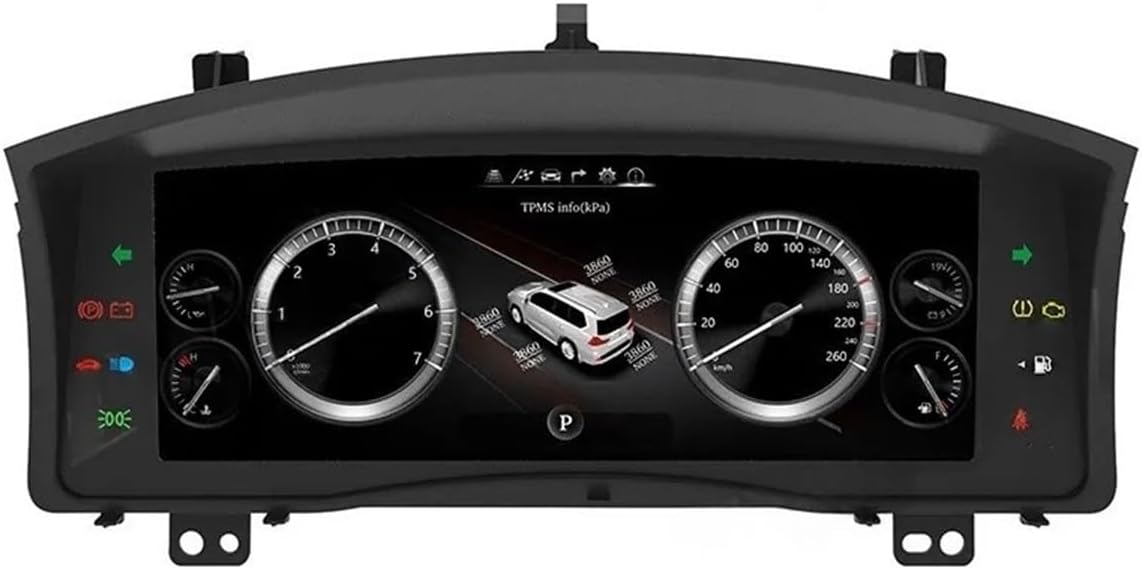 Car Digital Cluster LCD Dashboard Compatible For Lexus LX570 2007-2015 Car LCD Dashboard Player Modified And Upgraded Multifunctional