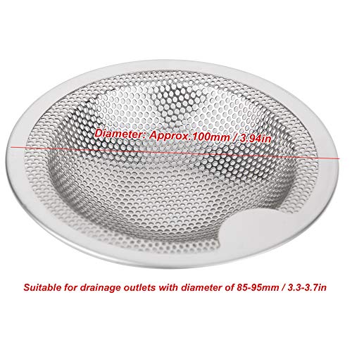 Colador para desagüe de cocina, acero inoxidable miniatura 6