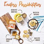 PBfit Peanut Butter Powder - 87% Less Fat, 4g of Protein, Gluten Free Natural Nut Butter Spread - Powdered Peanut Butter from Real Roasted and Pressed Peanuts 850g (30 oz)
