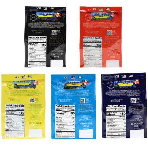 Loacker Quadratini Bite-Size Wafer Cookies Variety Pack - Wafer Cookie Snacks - Non Gmo No Artificial Flavorings, Colors - 8.82Oz Large Bags - 5 Pack #TOP1