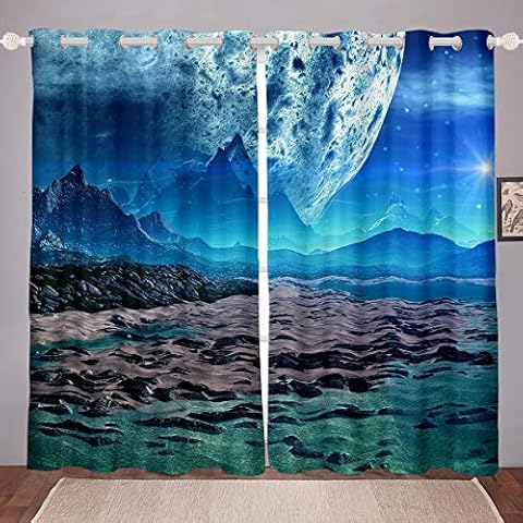 Natural Scenery Curtains for Kids Rooms Cover