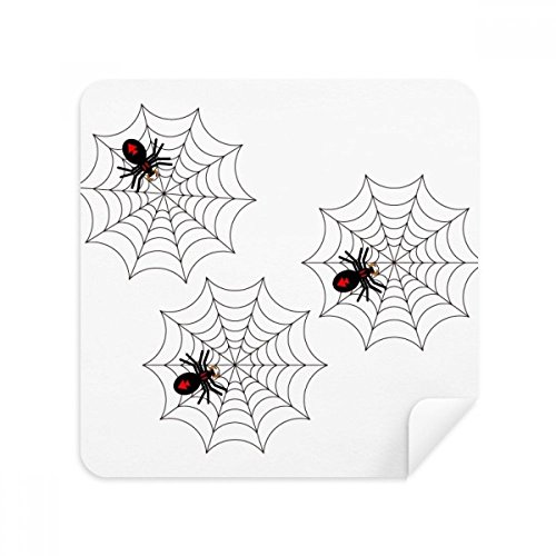 Nettoyeur écran téléphone suédine et tissu lunettes Halloween lot de 2