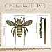 Imagen de CRASPIRE Marcapáginas de Metal Antiguo de Bronce con Forma de Abejas Sujetalibros con Páginas Abiertas para Revistas Libros Regalo de Cumpleaños Ideal para Amantes de los Libros Trabajadores