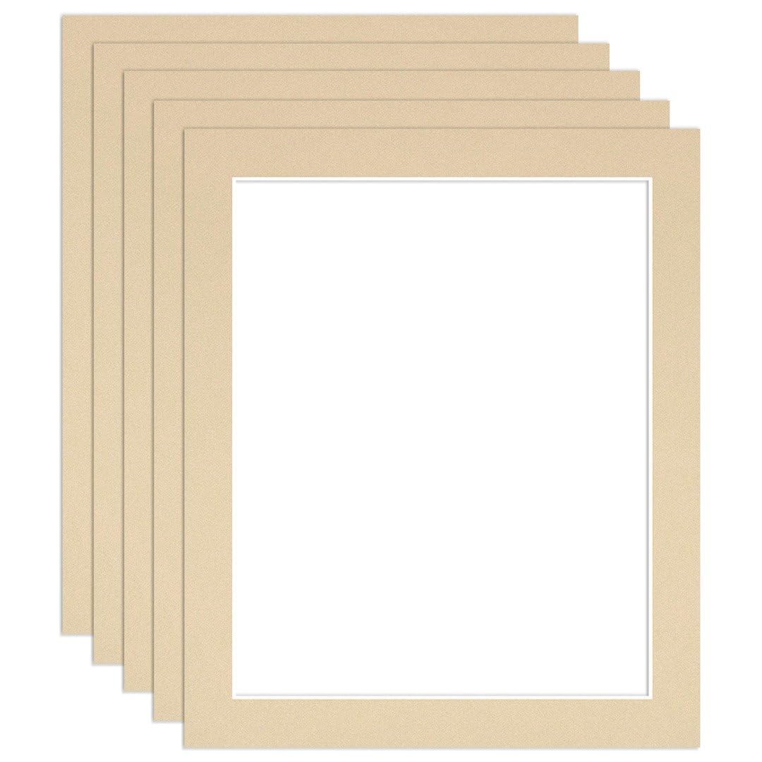 Procut Global 12x10" Ivory Picture Mounts - Fits 10x8" Photo Size