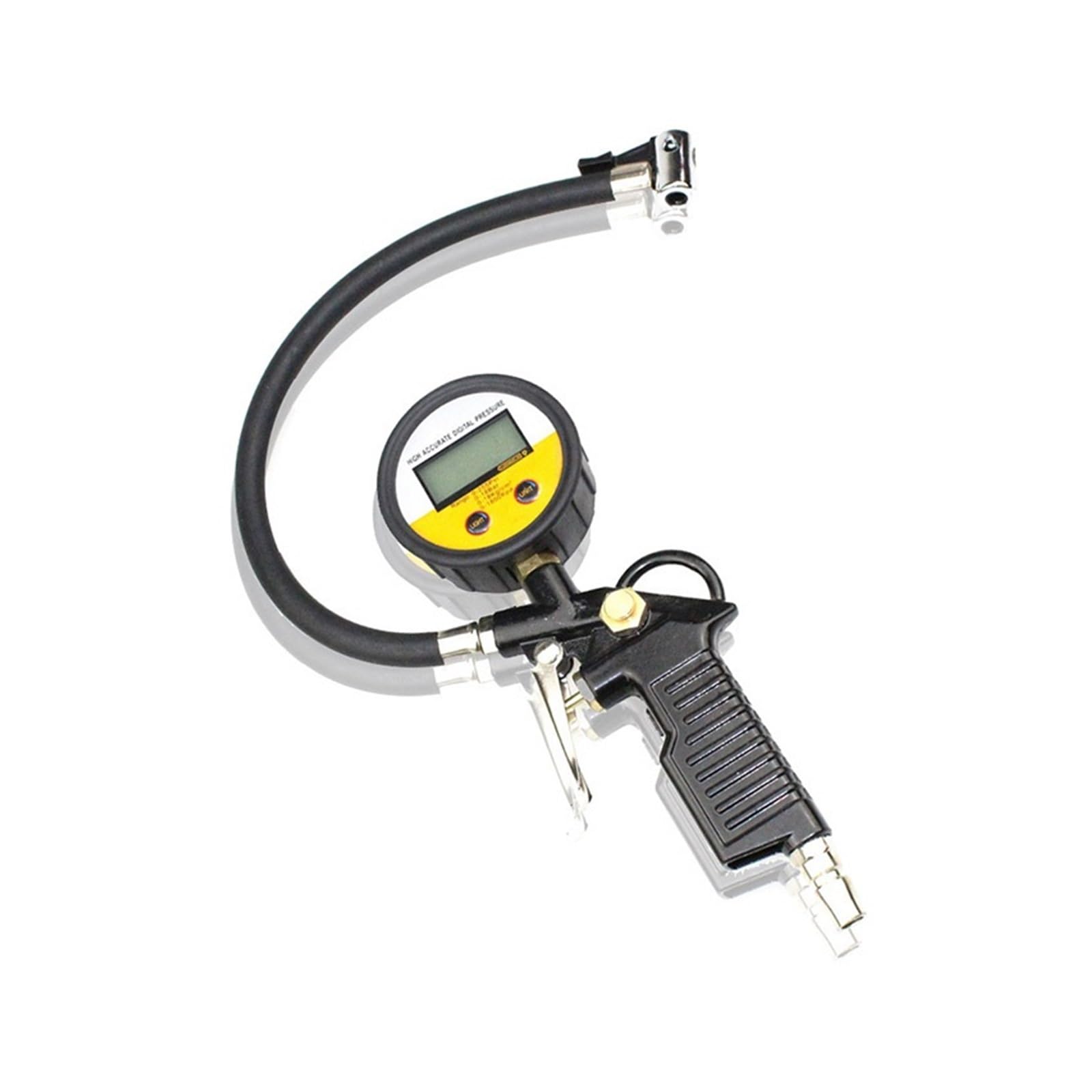 255 PSI pompka do opon samochodowych Auto pistolet do pompowania opon manometr pneumatyczny pistolet pneumatyczny do pompowania kół Gauge Tester łAtwy W UżYciu