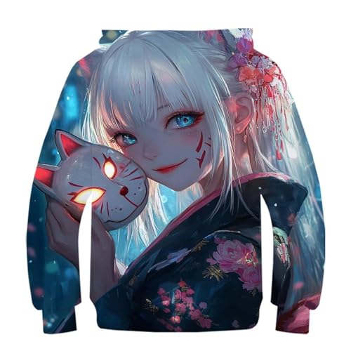 Sweat à capuche chat 3D idée cadeau originale enfant 8-10 ans