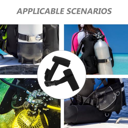 Adaptador de nailon bcd con hebilla estable para buceo de exploración 3