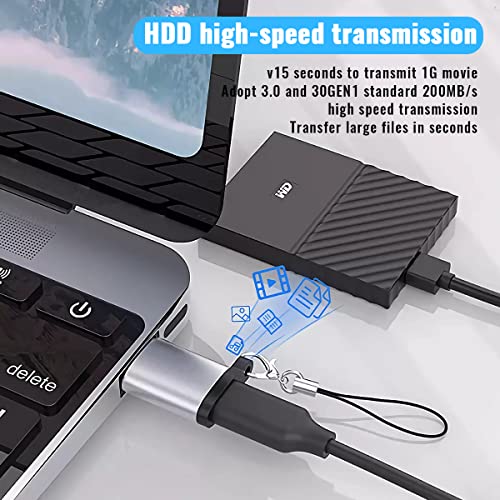 Mesen Usb C To Usb Adapter 4 Pack, Usb-C To Usb Adapter,Usb A To Usb C Adapter (Aluminum Shell) Usb C Male To Usb3.0 Female Adapter For Iphone/Pc/Samsung/Airpods/Ipad/Laptop/Macbook/Google/Sony/Etc #TOP4