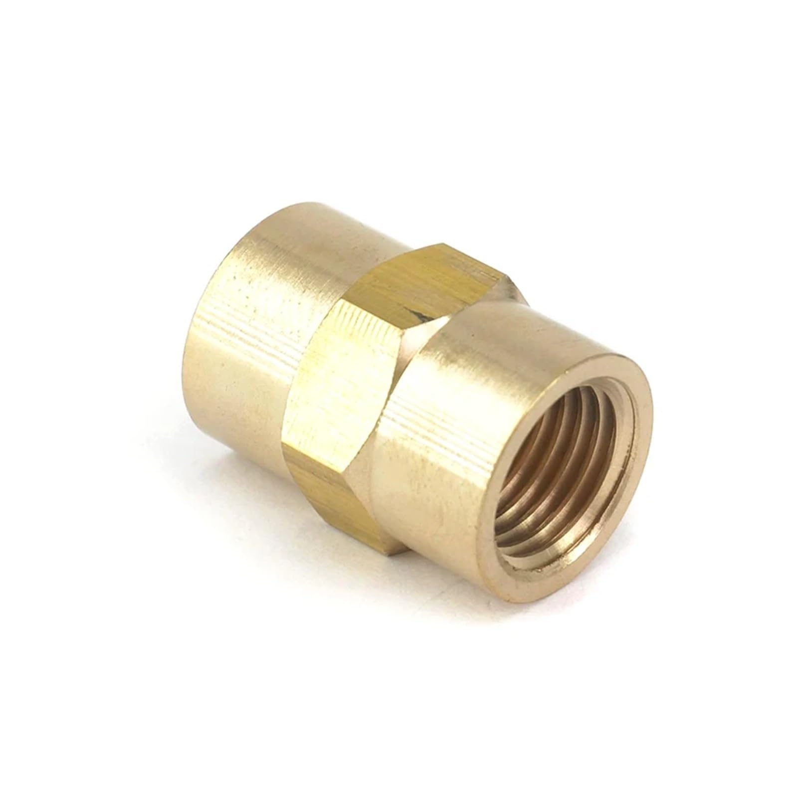 Mqxfczux Women's One Color 3/8" Npt Hex Nipple Equal Reducer Brass Pipe Fitting Connector Water Gas Oil Fuel