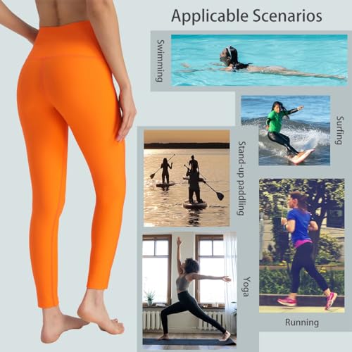 Image of Ubestyle UPF 50+ High Waist Women's Swim Pants Swim Leggings Swimming Tights Rash Guard Pants Sun Protective
