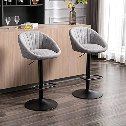 Wahson Tabouret de Bar en Tissu Cover