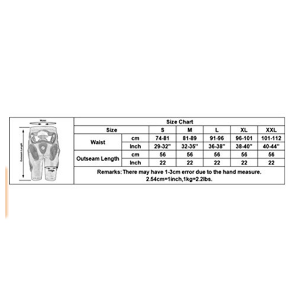 MagiDeal Protège-Hanche Short de Protecteur Armure de Hanches Jambes Respirant pour Moto Motard Motocross, Noir, M