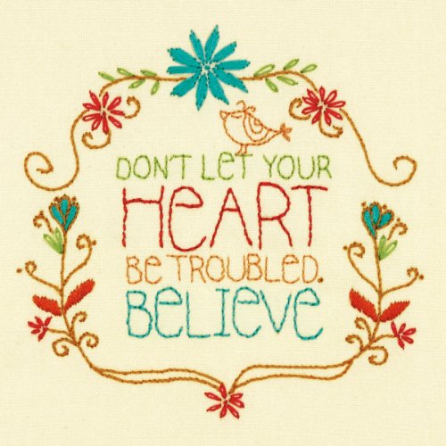 Dimensions Blessing Embroidery Kit, 6'' x 6''