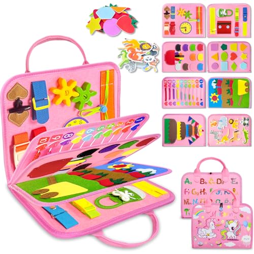 Exorany Busy Board Montessori Toys for Toddler...