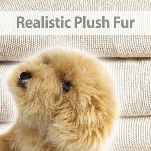 VFM - Golden Doodle 18 cm Plüsch lebensechter Spielzeughund - Natural World Collection