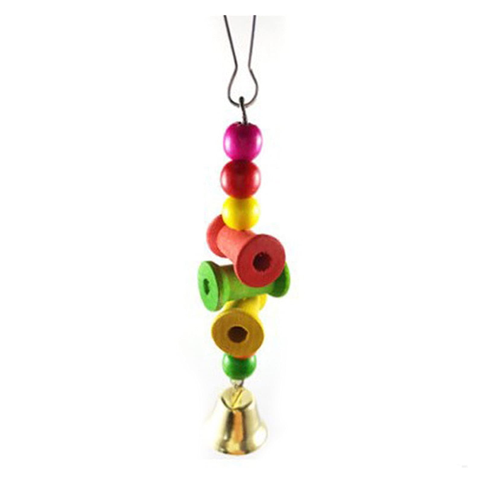 Vogelspielzeug 7PCS / Set Papageispielzeug Pet Birds Papageien Kauspielzeug Lustige Vögel Spielzeug Swing Glocke Seil Baumwollspielzeug für Vögel Haustiere Zubehör
