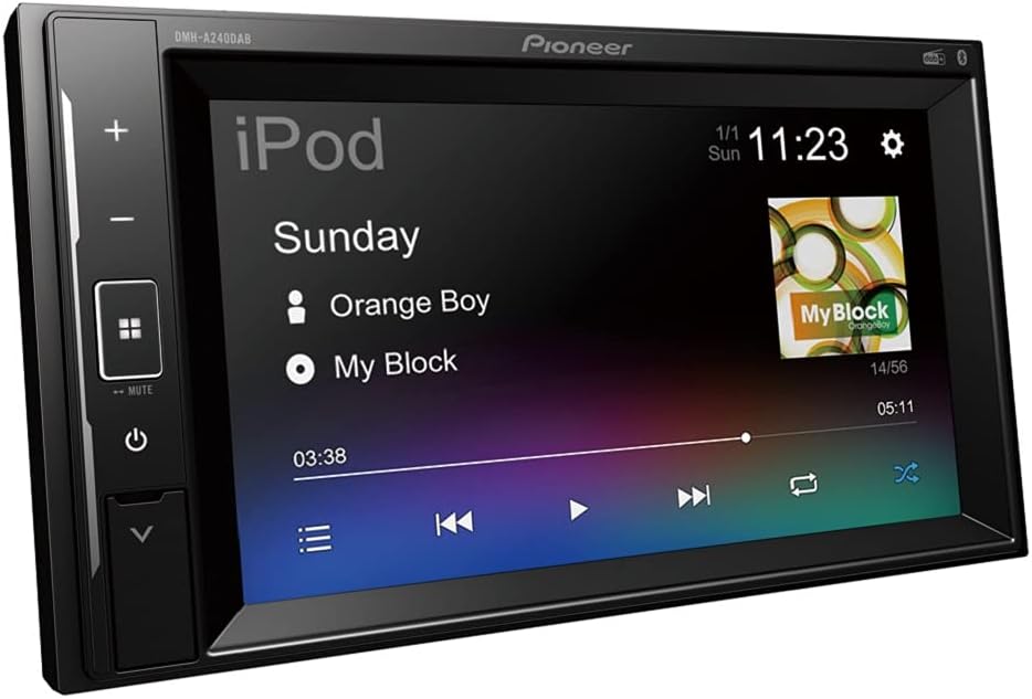 Pioneer DMH-A240DAB Mechafree 6.2” touchscreen multimedia player with Smartphone Mirroring. Bluetooth, DAB/DAB+ Digital Radio - Image 4